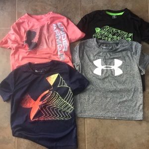 4 Dri-fit Little Boys T-Shirts under armour and Athletic Works